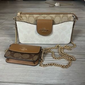 Coach Purse W/ Coin Pouch